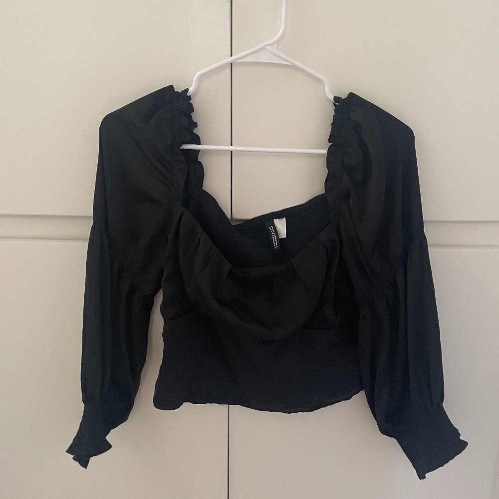 H&M Satin Long-sleeve